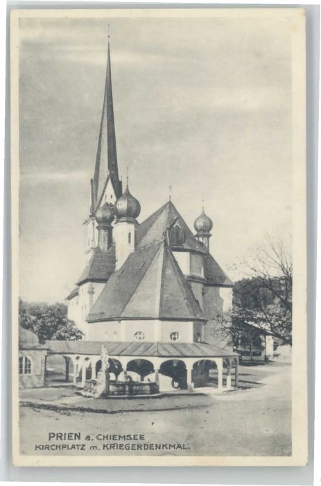 Prien Kirchplatz Kriegerdenkmal