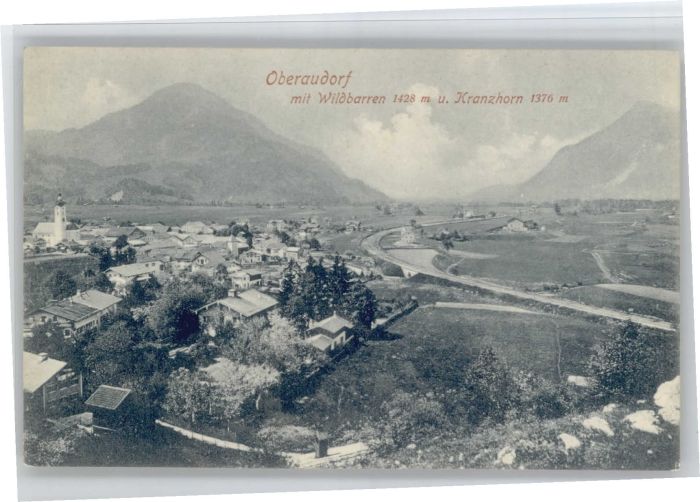 Oberaudorf Wildbarren Kranzhorn