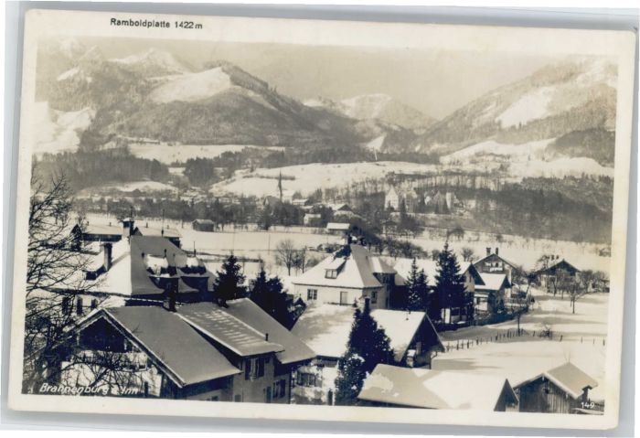 Brannenburg Ramboldplatte