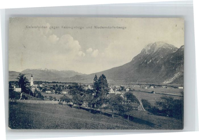 Kiefersfelden Niederndorferberge Kaisergebirge