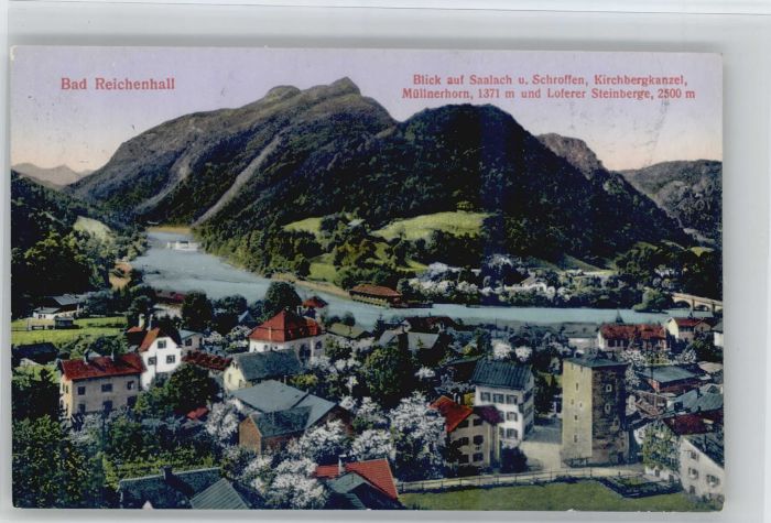 Bad Reichenhall Saalach Schroffen Kirchbergkanzel Mülln