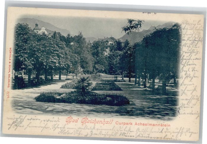 Bad Reichenhall Kurpark Achselmannstein