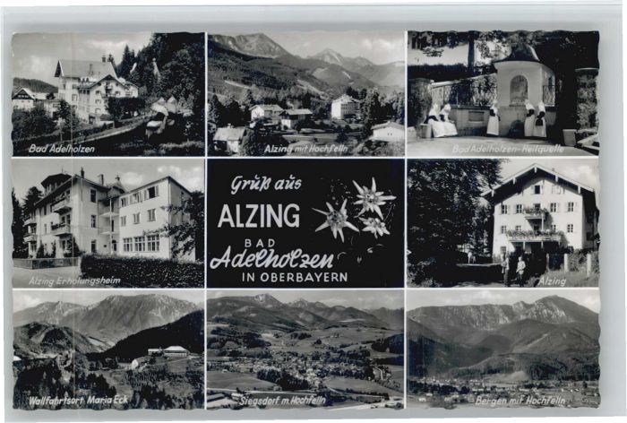 Alzing Traunstein Bad Adelholzen Erholungsheim Heilquelle