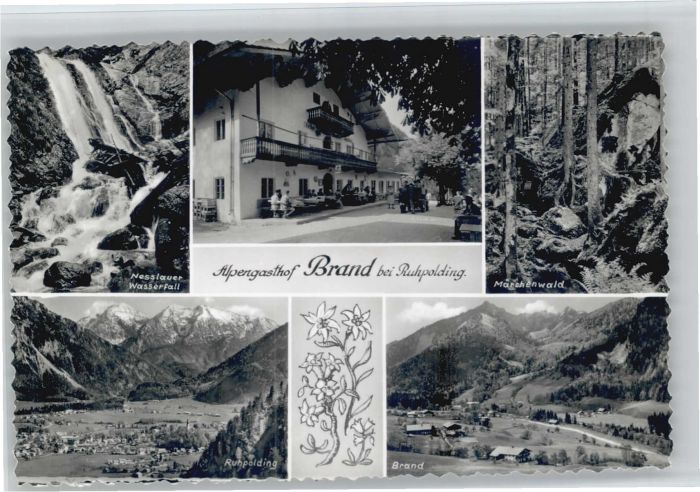 Ruhpolding Bayern Gasthof Brand Nesslauer Wasserfall Maerchenwald