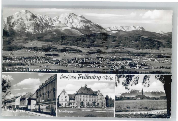 Freilassing Hauptstrasse Schulhaus Staufen Untersbe