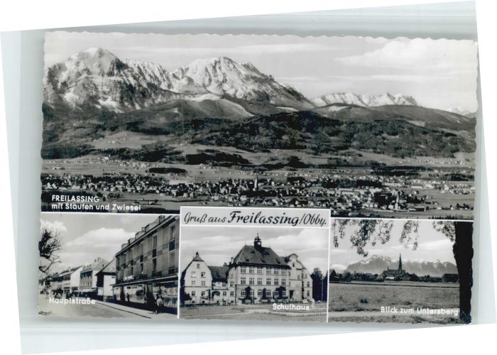 Freilassing Hauptstrasse Schulhaus Staufen Untersbe