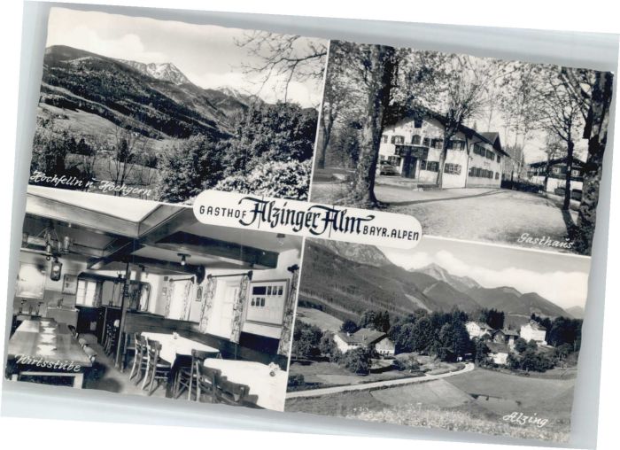 Alzing Traunstein Gasthof Alzinger Alm