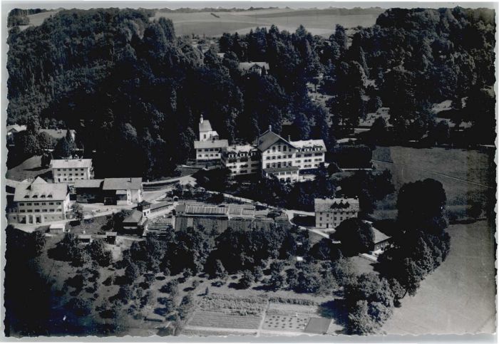 Bad Adelholzen Oberbayern Bad Adelholzen Fliegeraufnahme