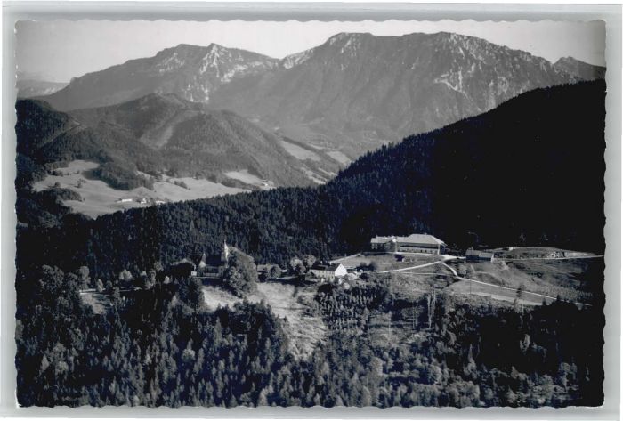 Siegsdorf Oberbayern Maria Eck Fliegeraufnahme