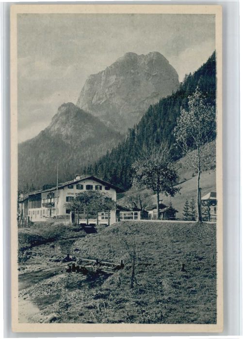 BERCHTESGADEN Bayern Hintersee Gasthaus Auzinger