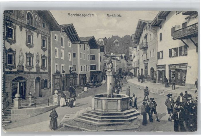 BERCHTESGADEN Bayern Marktplatz