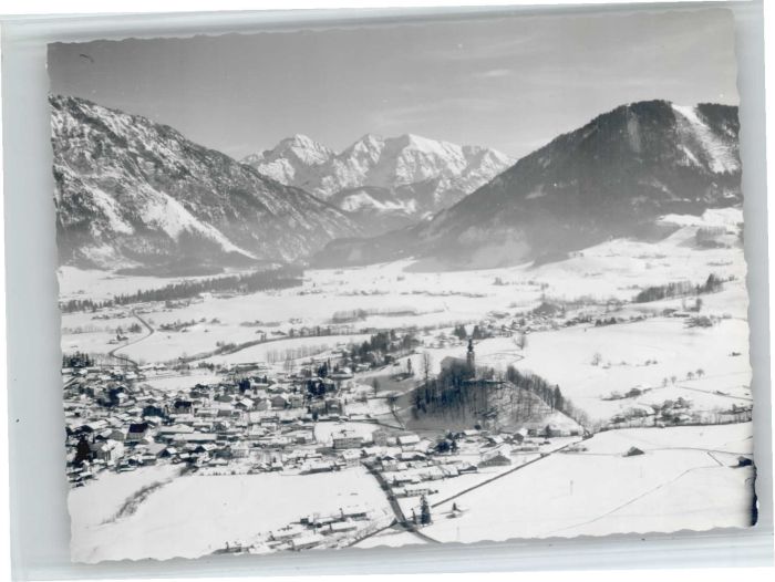 Ruhpolding Bayern Fliegeraufnahme