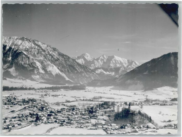 Ruhpolding Bayern Fliegeraufnahme