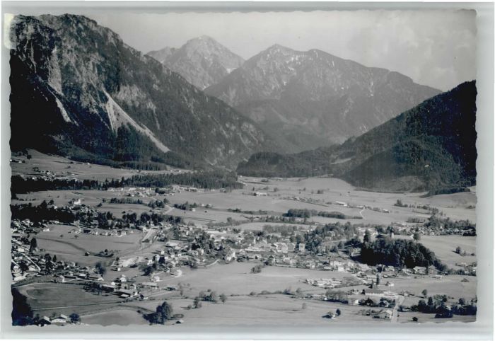 Ruhpolding Bayern Fliegeraufnahme