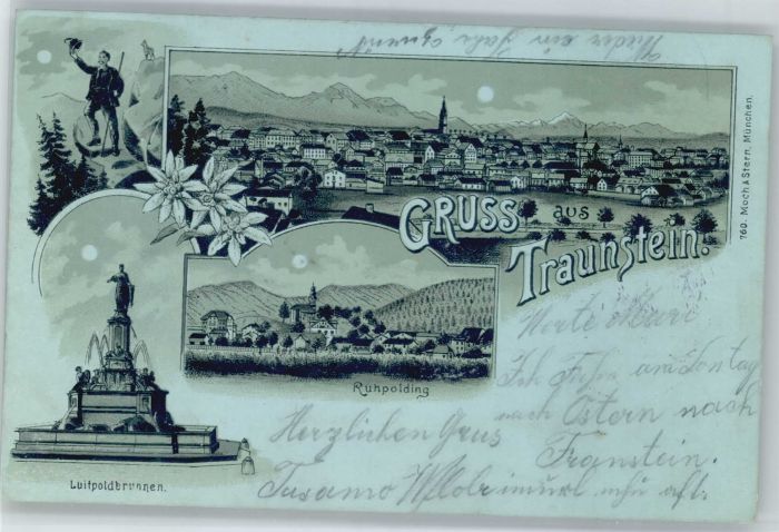 Traunstein Oberbayern Traunstein Ruhpolding Luitpoldbrunnen