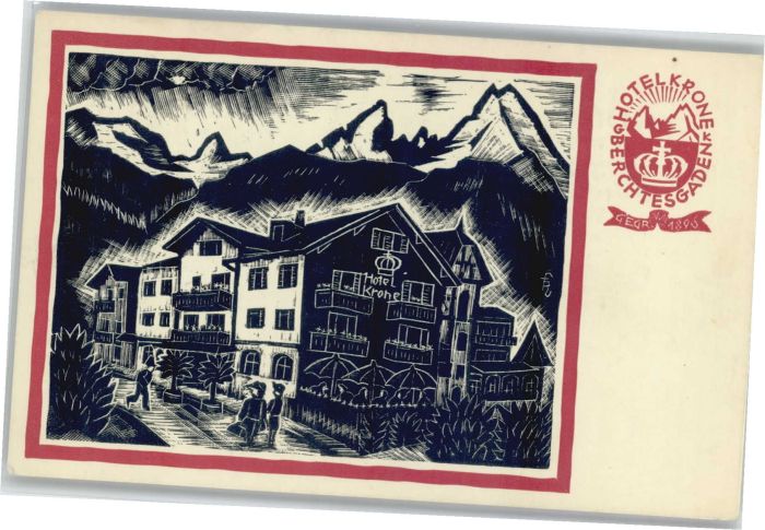 BERCHTESGADEN Bayern Hotel Krone