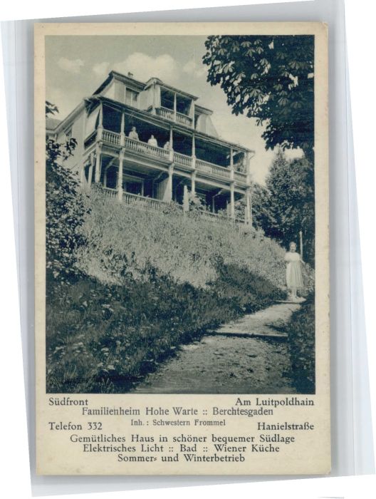 BERCHTESGADEN Bayern Familienheim Hohe Warte Am Luitpoldhain