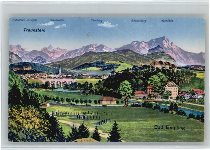 Traunstein Oberbayern Traunstein Watzmann-Gruppe Hochkalter K