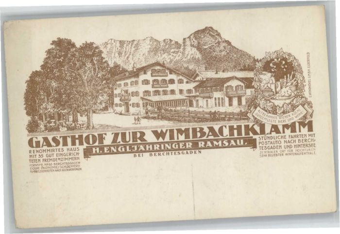 Ramsau Berchtesgaden Wimbachklamm