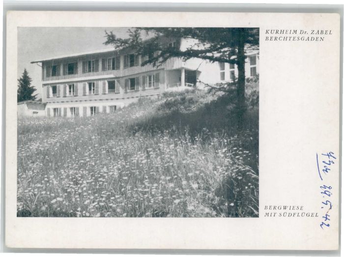 BERCHTESGADEN Bayern Kurheim Dr. Zabel