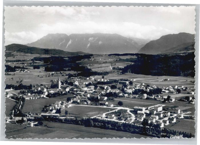 Teisendorf Oberbayern Teisendorf Fliegeraufnahme