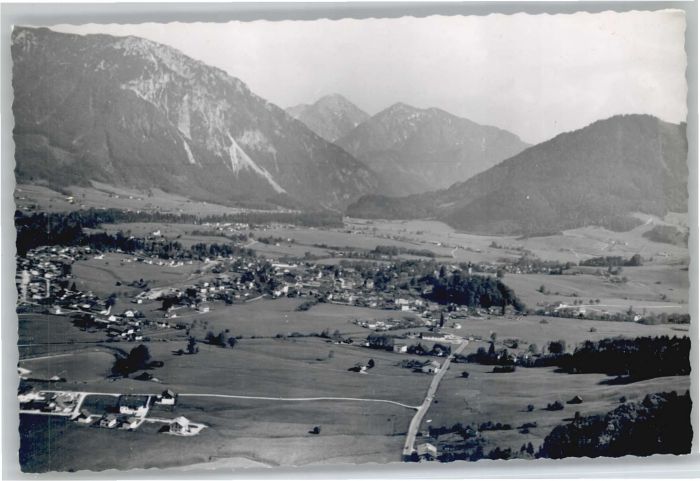 Ruhpolding Bayern Fliegeraufnahme