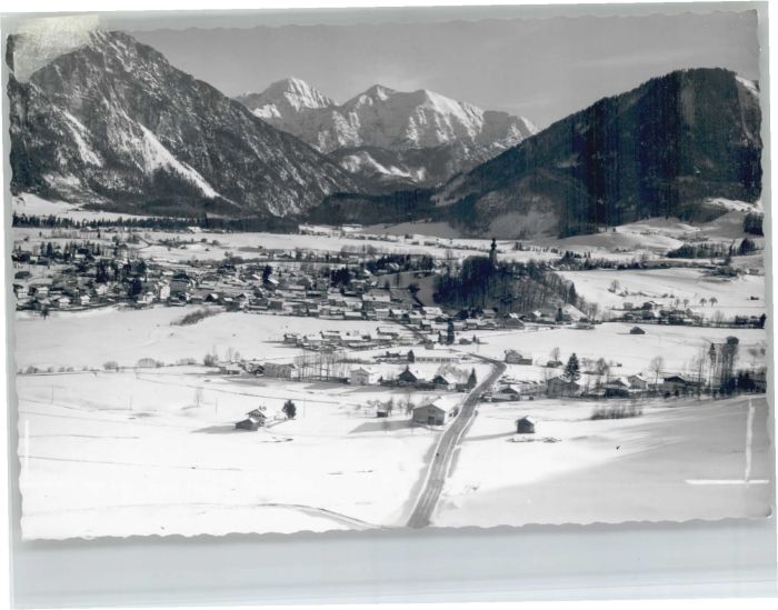 Ruhpolding Bayern Fliegeraufnahme