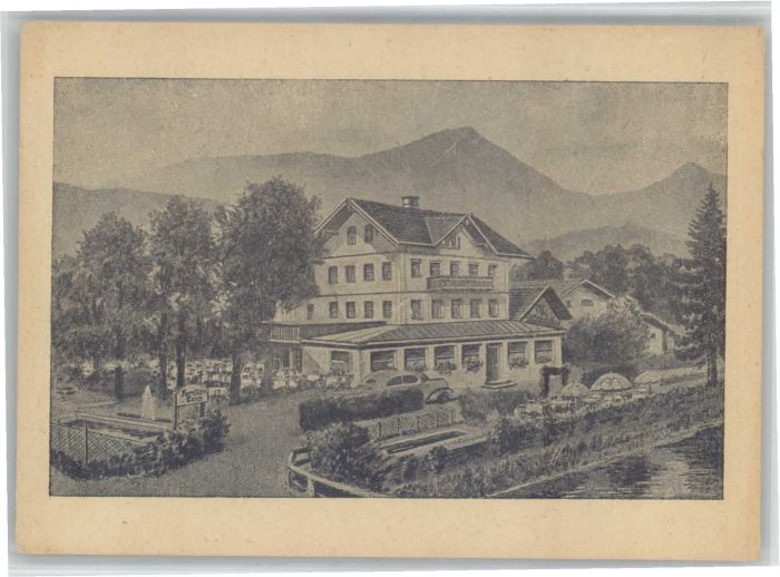 Siegsdorf Oberbayern Cafe Forelle