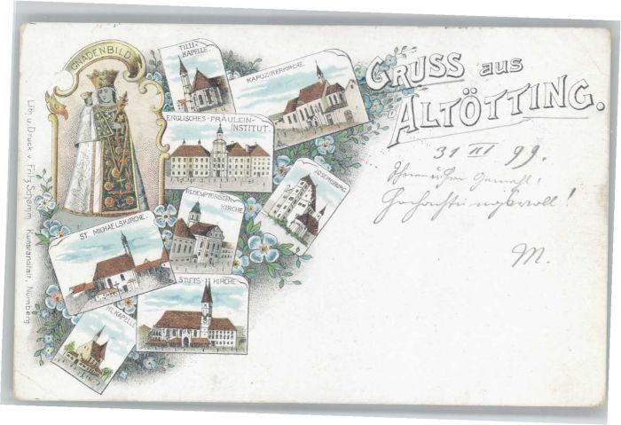 Altoetting illi Kapelle Gnadenbild Kirche Josephsb