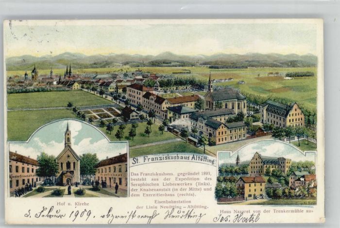 Altoetting t Franziskushaus Kirche