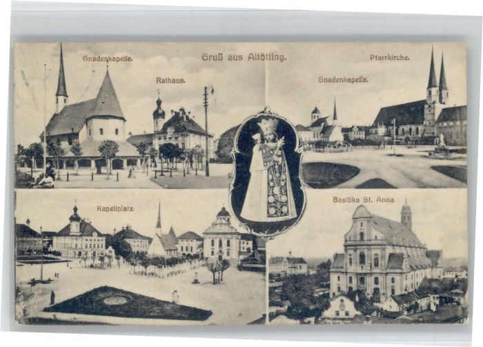 Altoetting nadenkapelle Kirche Rathaus Kapellenpla