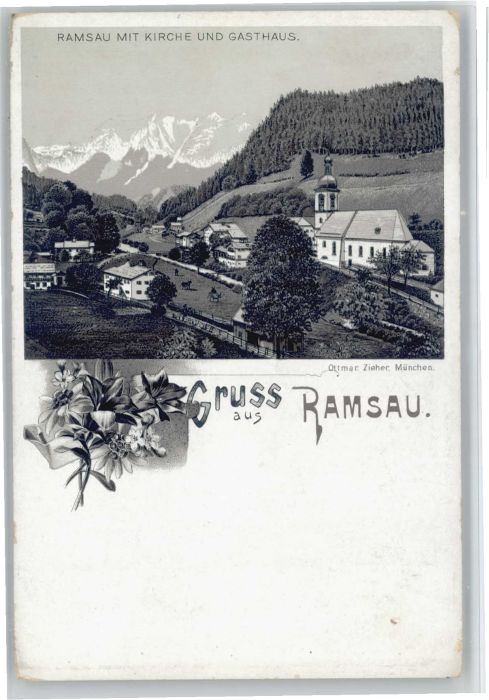 Ramsau Berchtesgaden Kirche Gasthaus