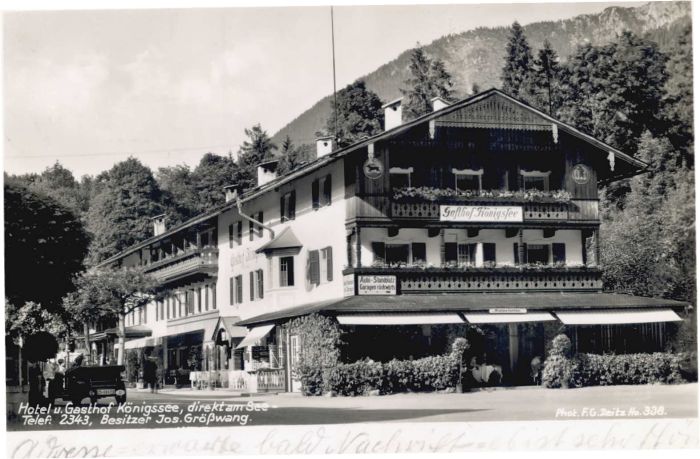 BERCHTESGADEN Bayern Hotel Gasthof Koenigssee