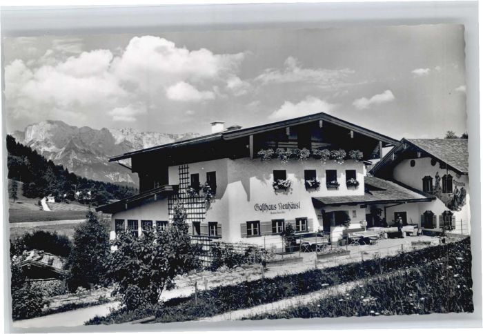 BERCHTESGADEN Bayern Grenz Gasthaus Neuhaeusl Au