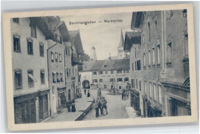 BERCHTESGADEN Bayern Marktplatz