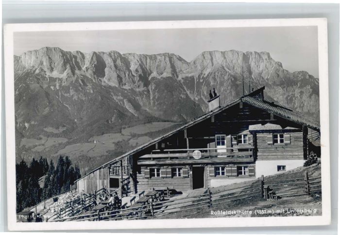 BERCHTESGADEN Bayern Rossfeldskihuette Untersberg