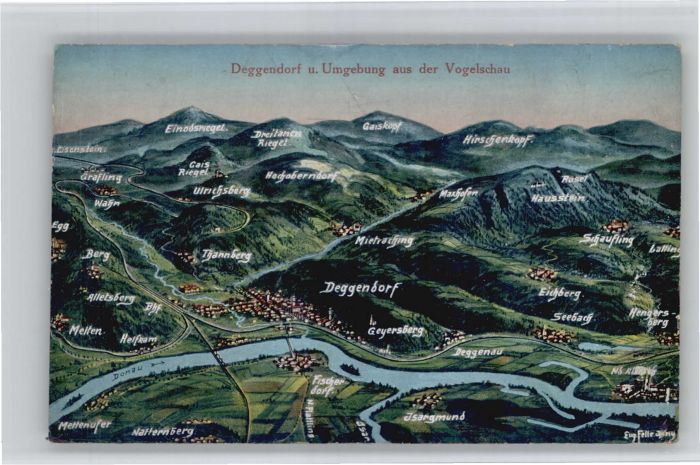 Deggendorf Donau Deggendorf Fliegeraufnahme