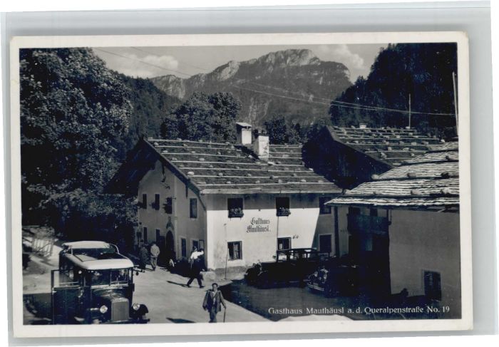 BERCHTESGADEN Bayern Gasthaus Mauthaeusl