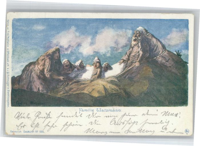 BERCHTESGADEN Bayern [Stempelabschlag] Watzmann