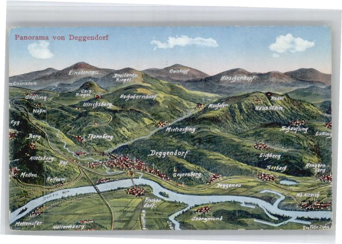 Deggendorf Donau Deggendorf Fliegeraufnahme