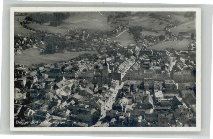 Deggendorf Donau Deggendorf Fliegeraufnahme