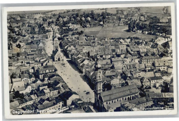 Deggendorf Donau Deggendorf Fliegeraufnahme