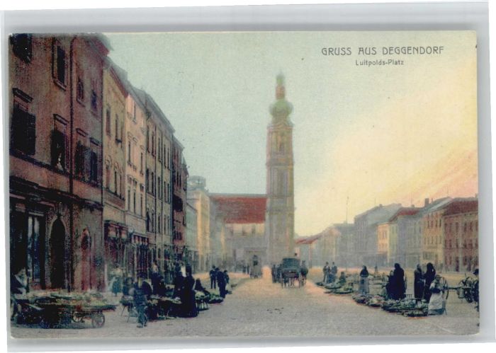Deggendorf Donau Deggendorf Luitpoldplatz