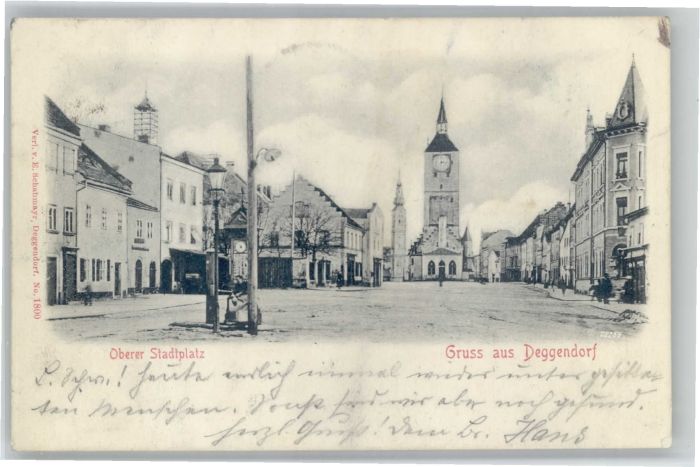 Deggendorf Donau Deggendorf Stadtplatz