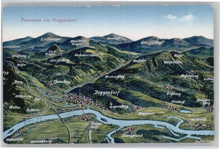 Deggendorf Donau Deggendorf Fliegeraufnahme