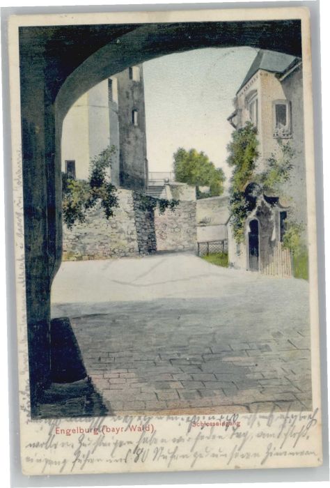 PAssAU Bayern Engelburg Schlosseingang