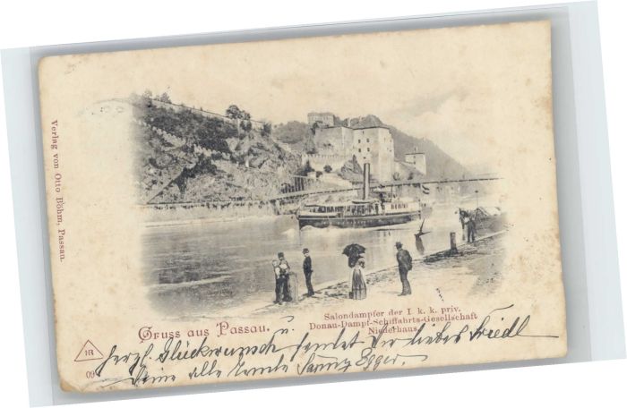PAssAU Bayern Salondampfer der I. k. k.