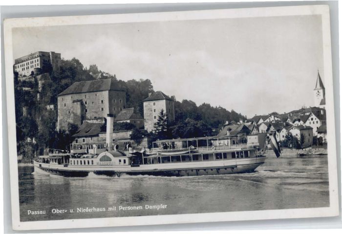 PAssAU Bayern Oberhaus Niederhaus Dampfer Habsburg