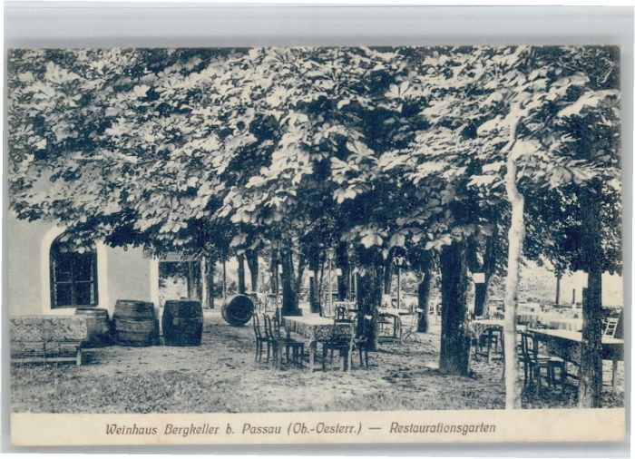 Passau Weinhaus Bergkeller Restaurationsgarten