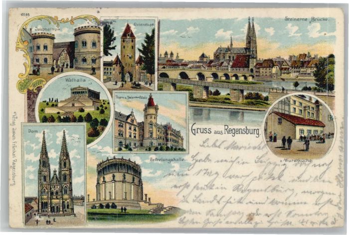 Regensburg Walhalla Dom Befreiungshalle Wurstküche